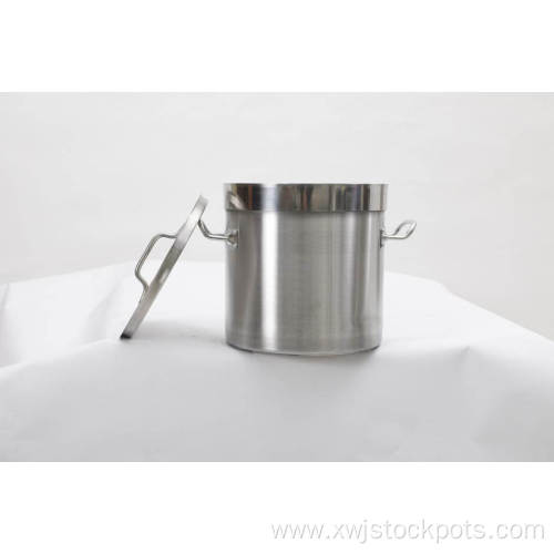 Hard stainless steel stockpot